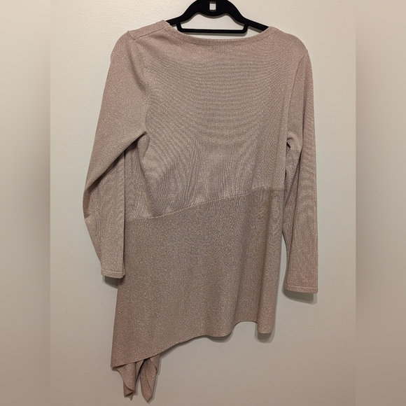 Alfani Metallic Asymmetrical Top - Picture 5 of 8